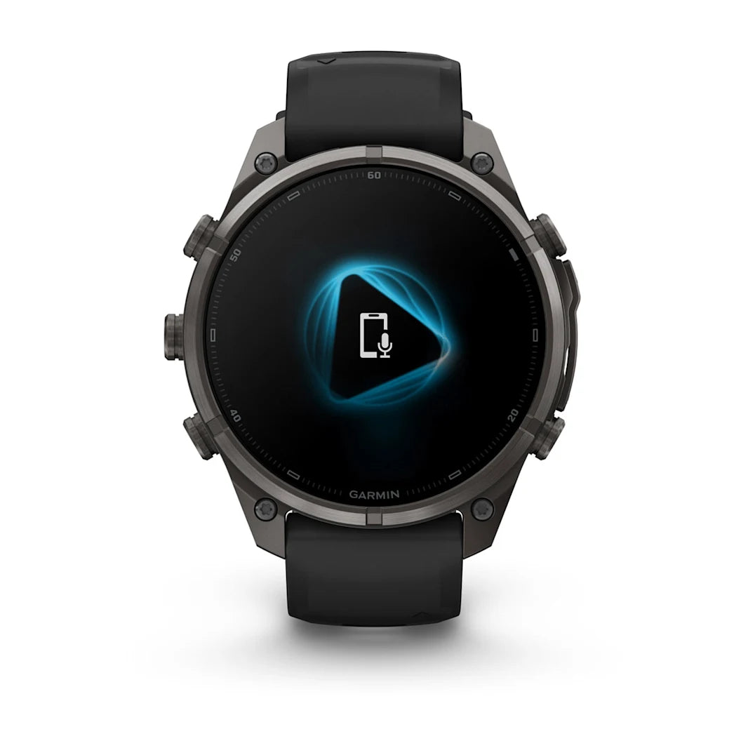 fenix 9 Pro - 47mm - Carbon Grey DLC Titanium with Black/Pebble Grey Silicone Band