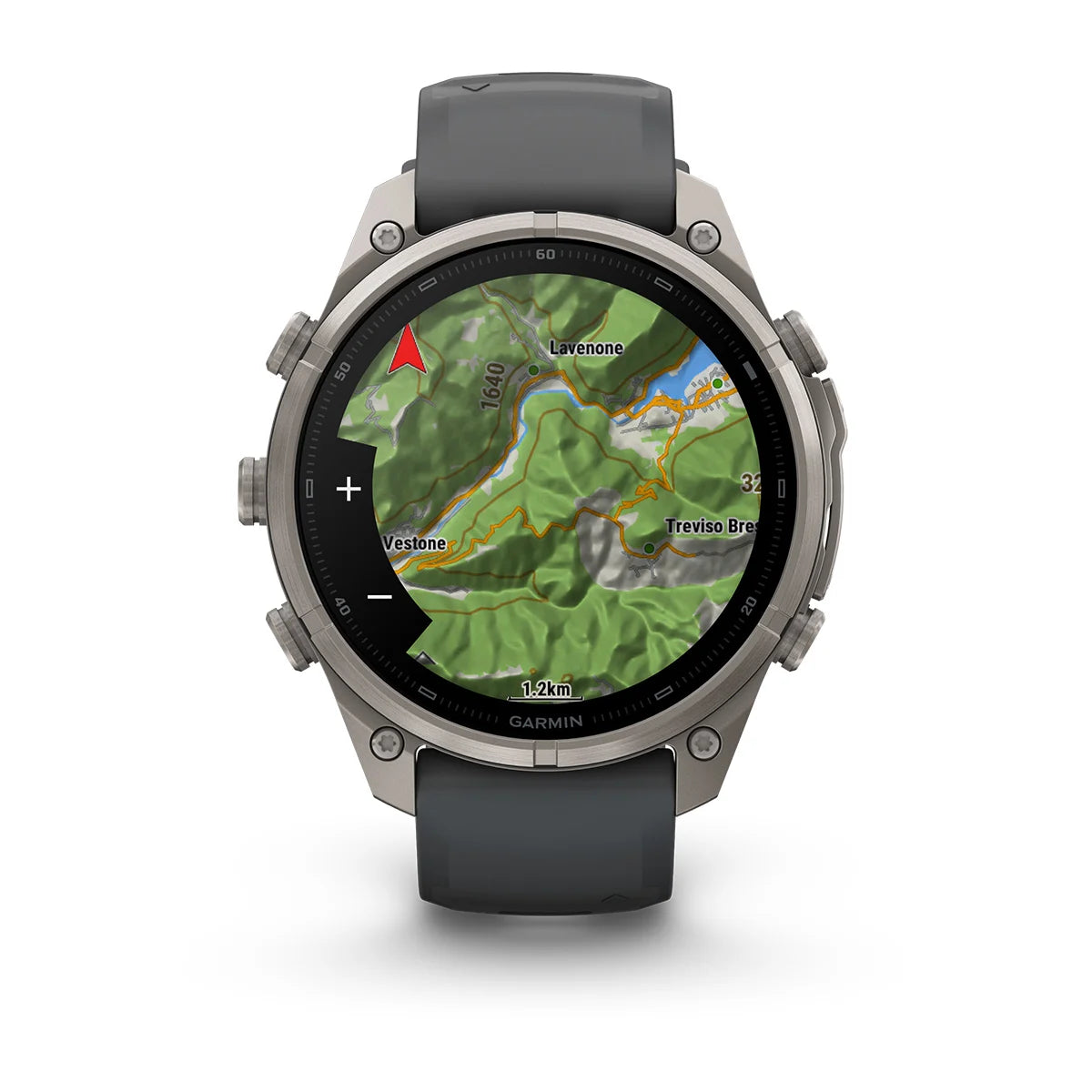 fenix 9 Pro - 47mm - Titanium with Graphite/Black Silicone Band