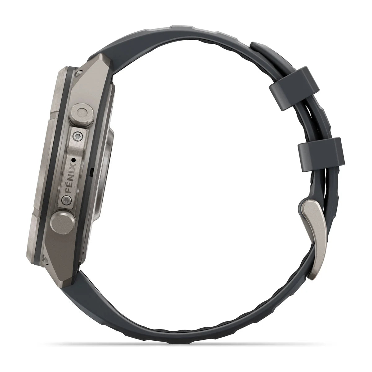 fenix 9 Pro - 47mm - Titanium with Graphite/Black Silicone Band