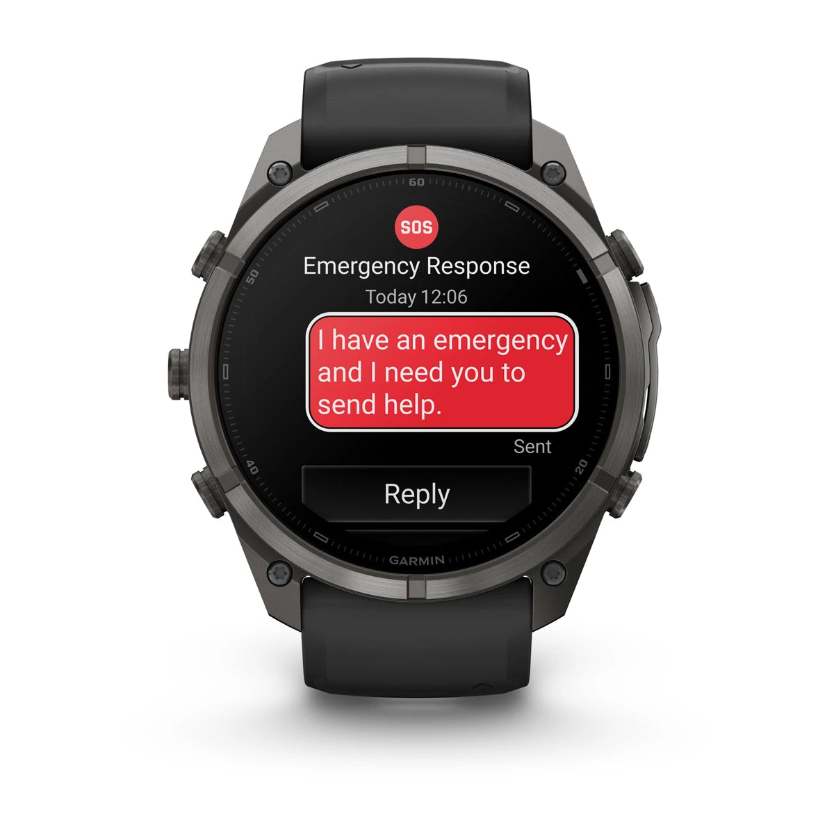 fenix 9 Pro – inReach - 51mm - Carbon Grey DLC Titanium with Black/Pebble Grey Silicone Band