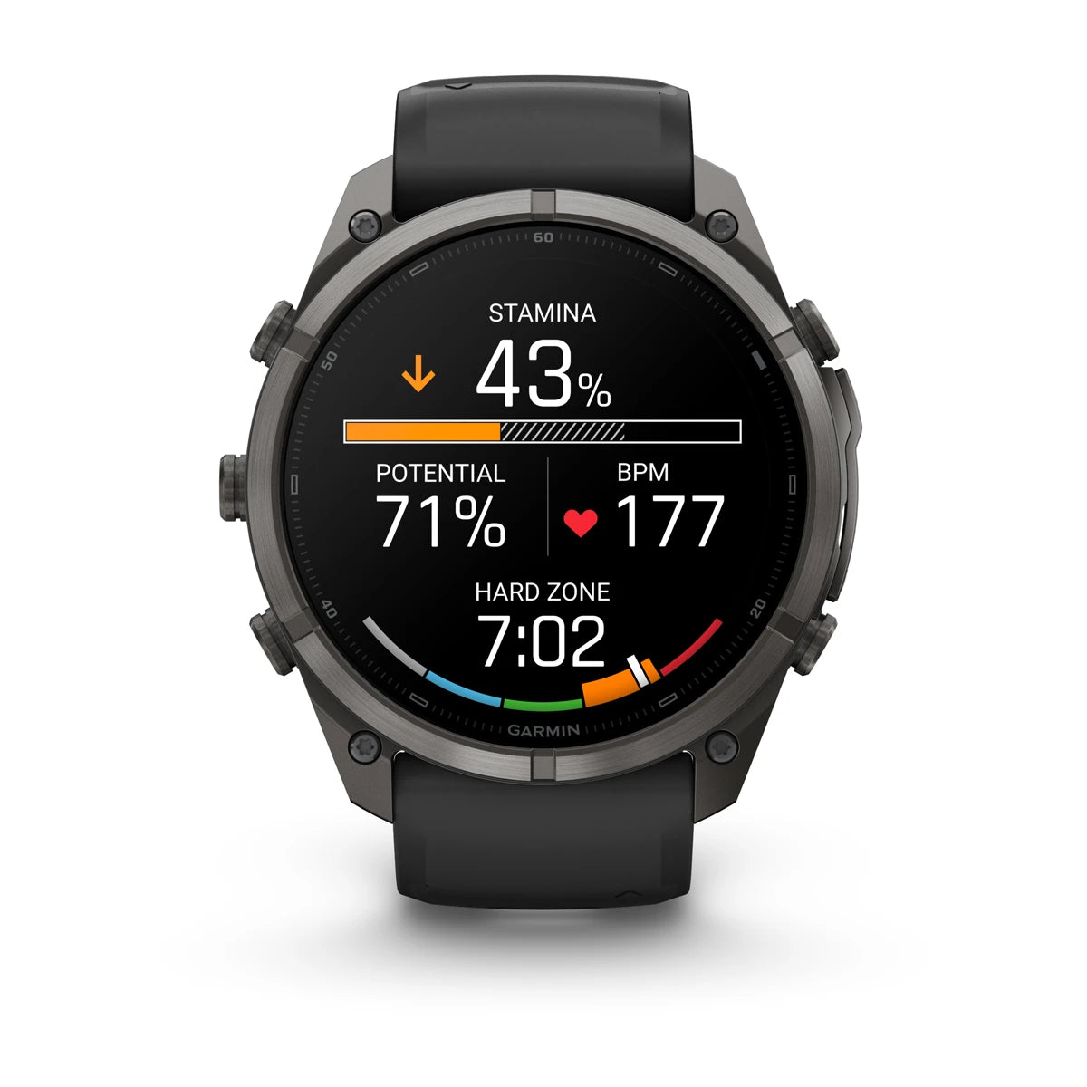 fenix 9 Pro - 51mm - Carbon Grey DLC Titanium with Black/Pebble Grey Silicone Band