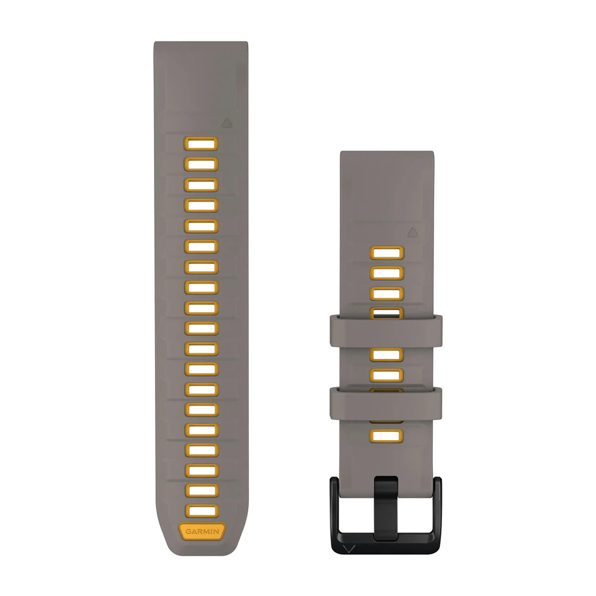 Garmin QuickFit 22 Band – Silver Grey/Yellow Flare Silicone