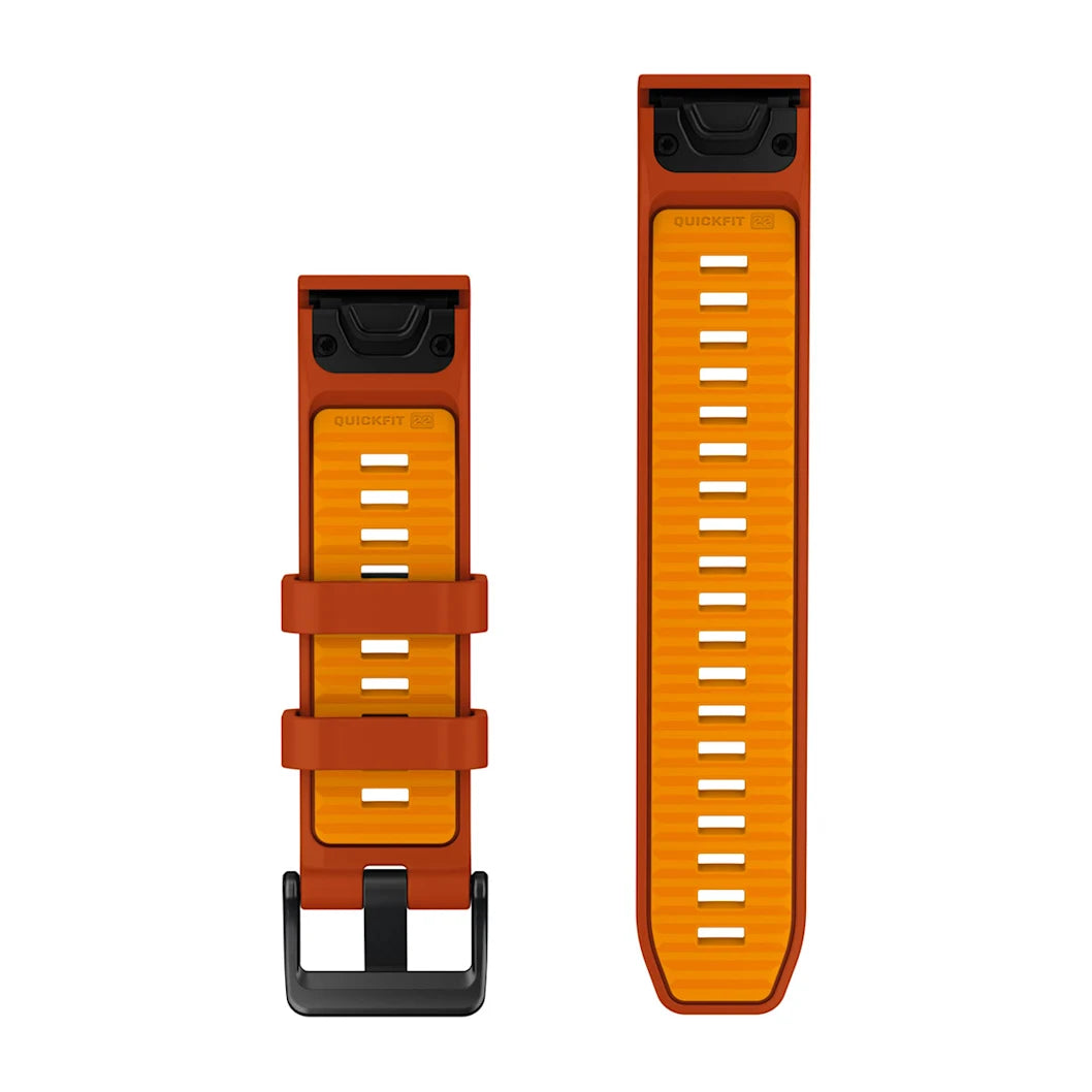 Garmin QuickFit 22 Band – Autumn Orange/Spark Orange Silicone
