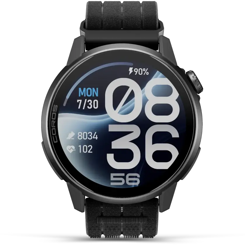 COROS PACE 4 Pro GPS Sport Watch - Black Nylon