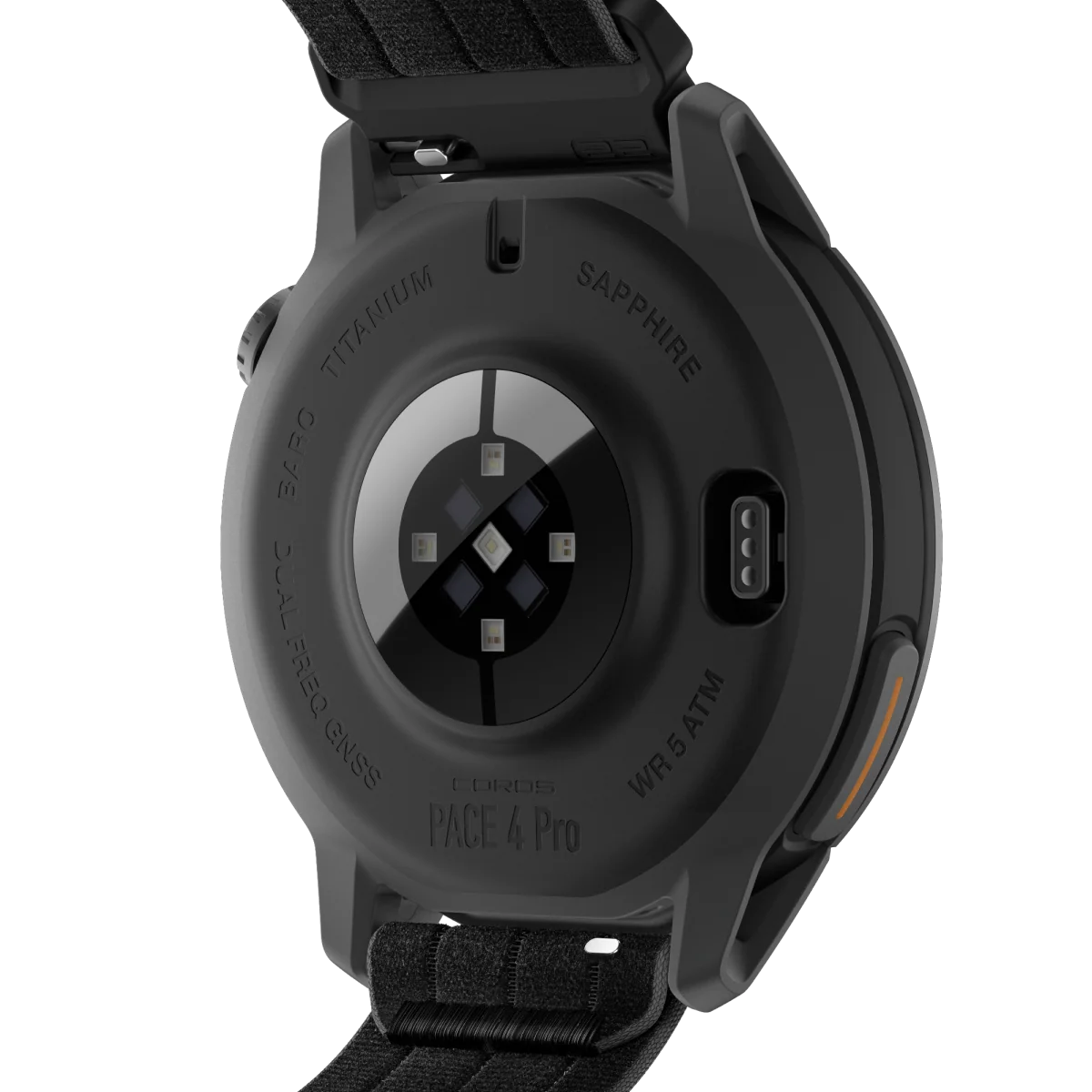 COROS PACE 4 Pro GPS Sport Watch - Black Nylon