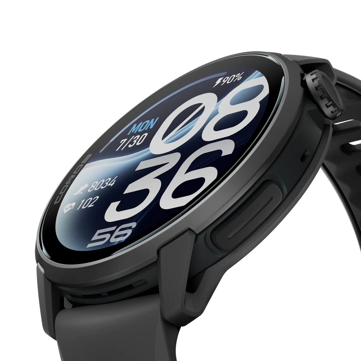 COROS PACE 4 Pro GPS Sport Watch - Black Silicone
