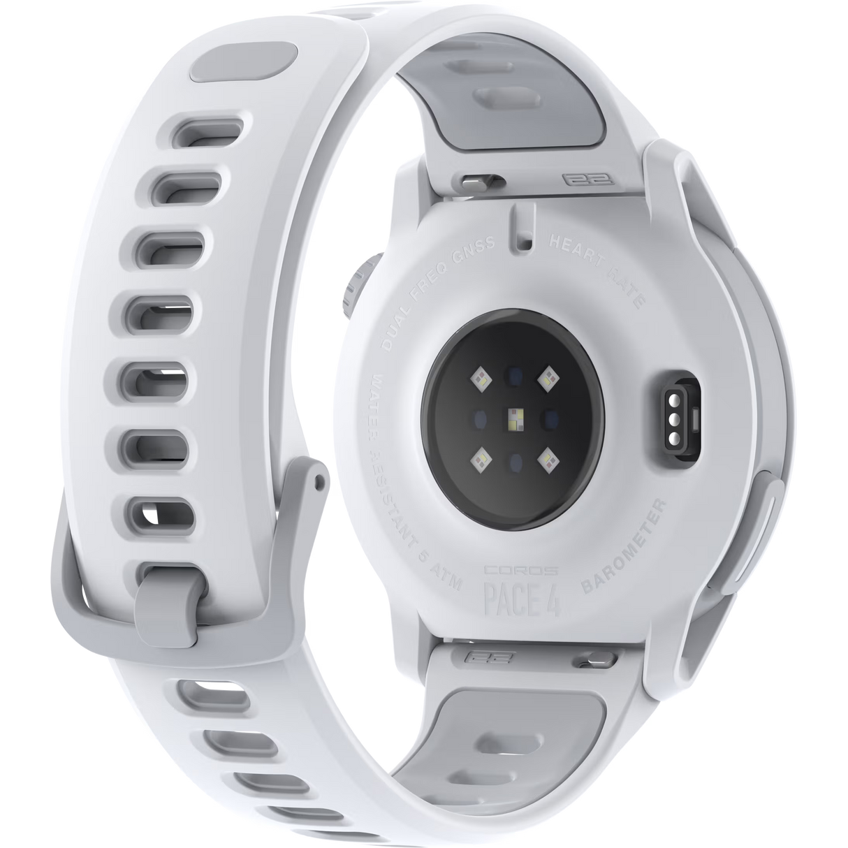 COROS Pace 4 - White - Silicone Band