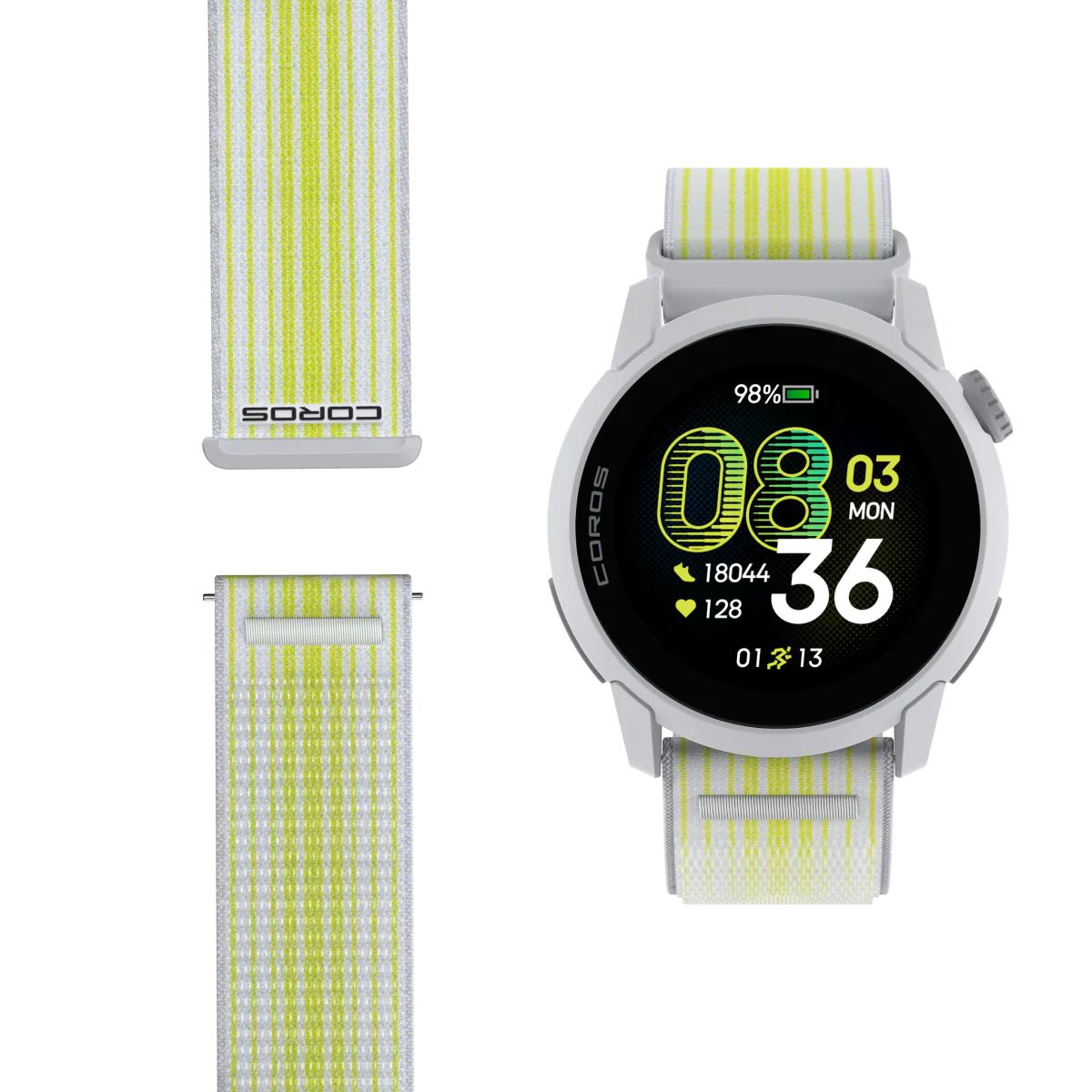 COROS Pace 4 - White - Nylon Band