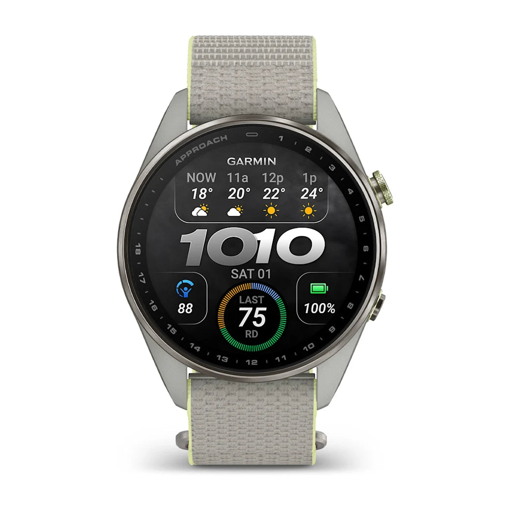Garmin Approach S72 - Silver/Citron