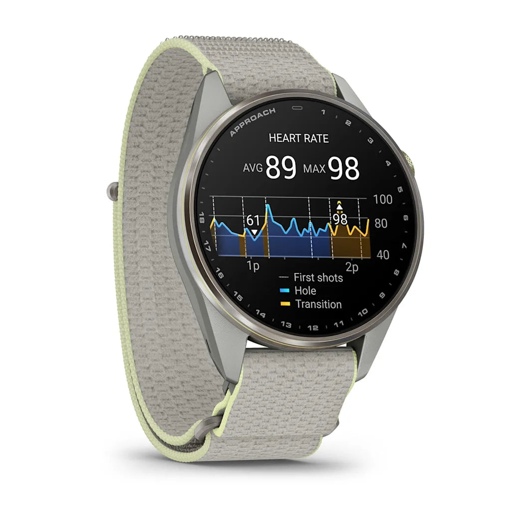 Garmin Approach S72 - Silver/Citron
