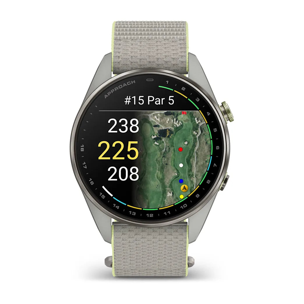 Garmin Approach S72 - Silver/Citron