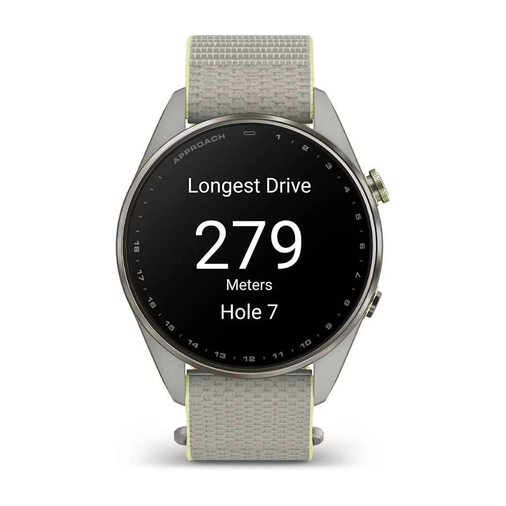 Garmin Approach S72 - Silver/Citron