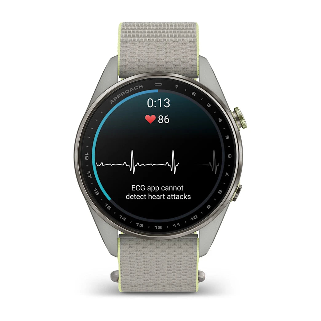 Garmin Approach S72 - Silver/Citron