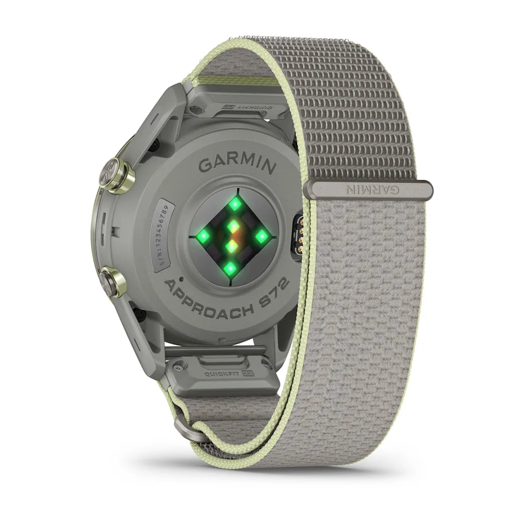Garmin Approach S72 - Silver/Citron