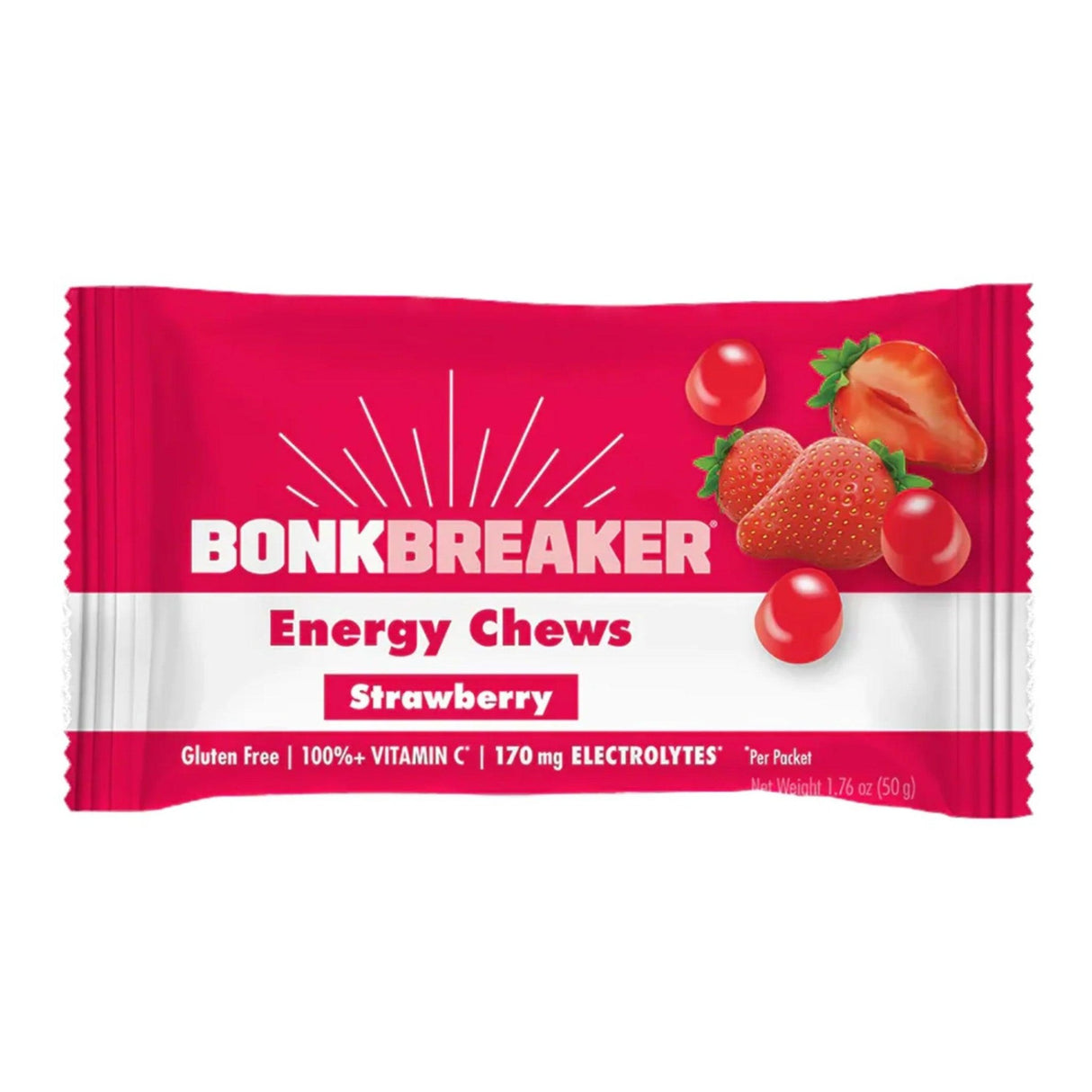 Bonk Breaker Strawberry Energy Chews - 50g - Fitness New Zealand