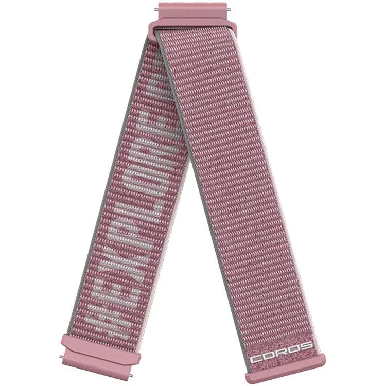 COROS 20mm Watch Band – APEX 2 – Nylon - Dusty Pink - Fitness New Zealand