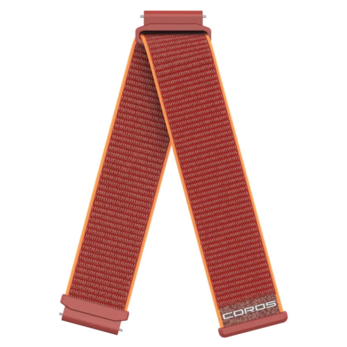 COROS APEX 2/PACE 2 Nylon Strap Coral 20 mm - Fitness New Zealand