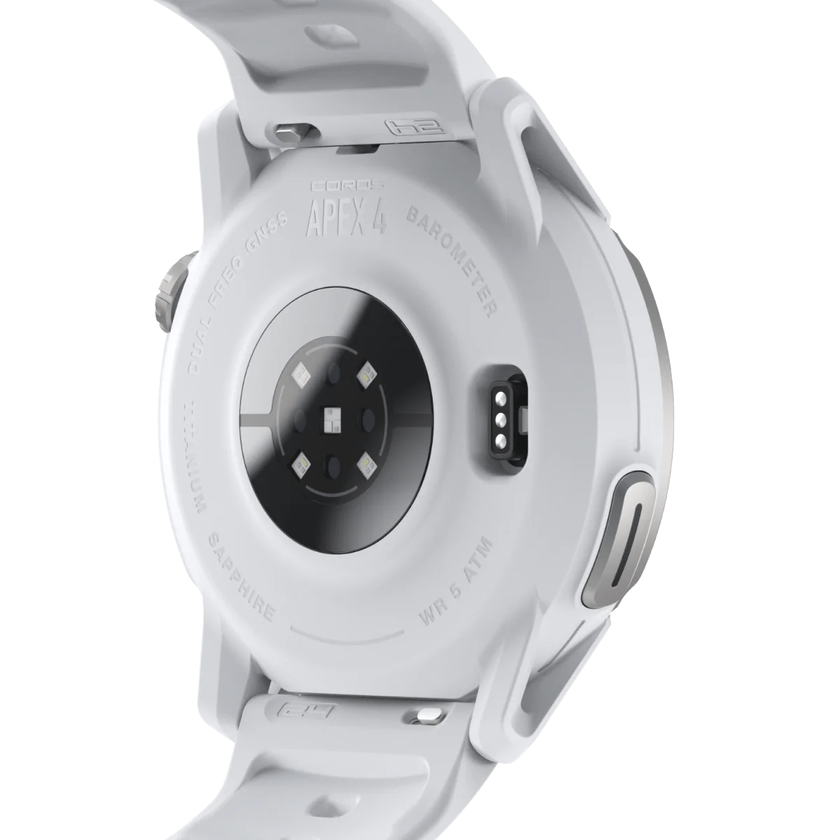 COROS APEX 4 GPS Watch - White - 46mm - Fitness New Zealand