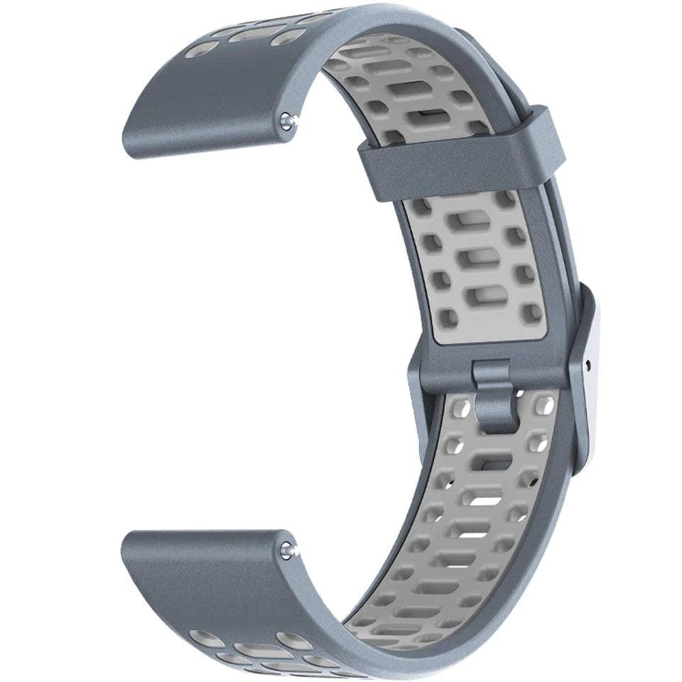 COROS Pace 2 Silicone Band – Blue Steel - Fitness New Zealand