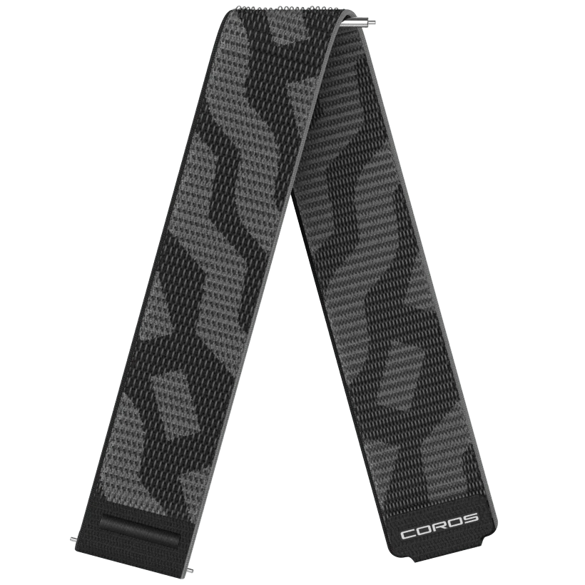 COROS Pace Pro Nylon Watch Band - Black - Fitness New Zealand