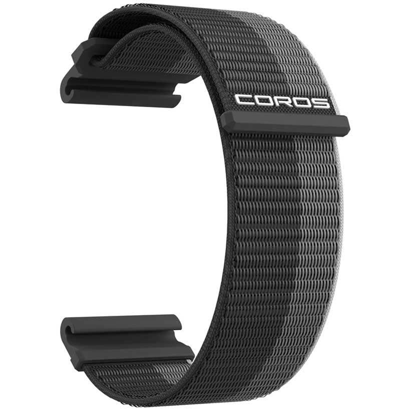 Coros Vertix 2 Nylon Band – Black - Fitness New Zealand
