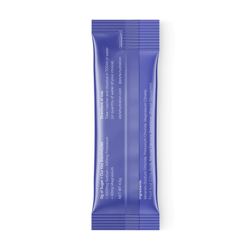 Elyte Hydration Powder - Wildberry - 12 Stick Sachets - Fitness New Zealand