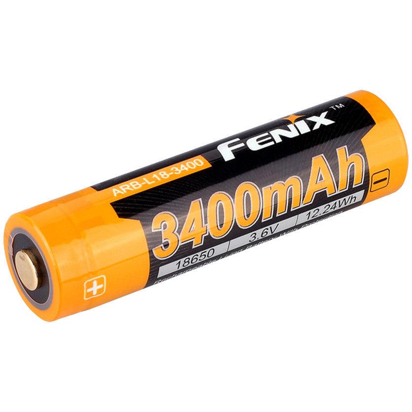 Fenix ARB - 18 - 3400mAh Rechargeable 18650 Battery - Fitness New Zealand