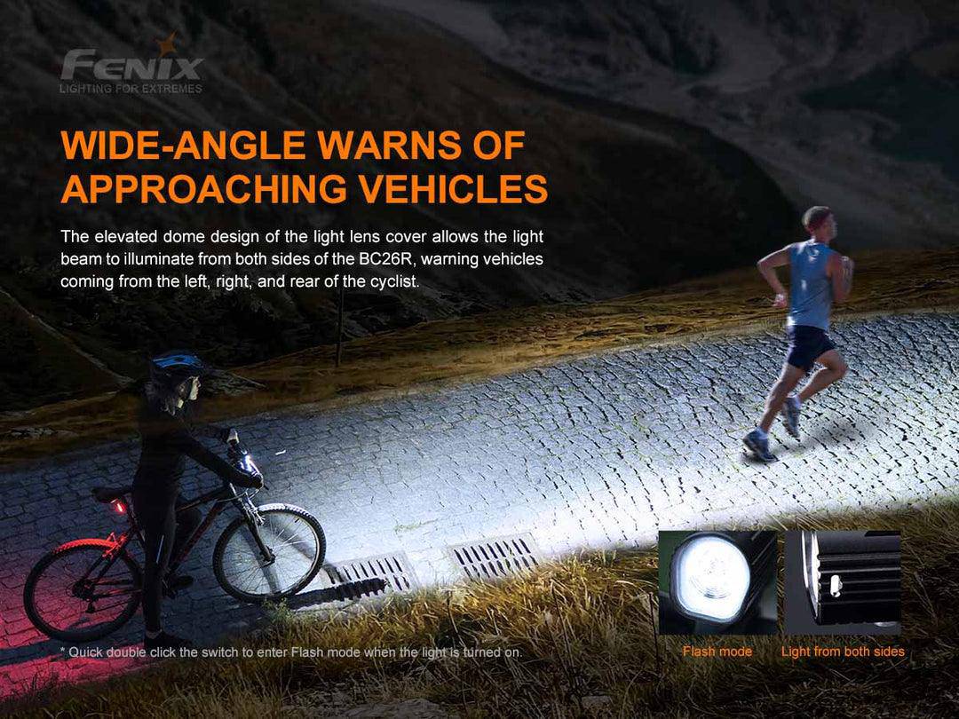 Fenix BC26R Rechargeable Bike Light & BC05R V2.0 - Fitness New Zealand
