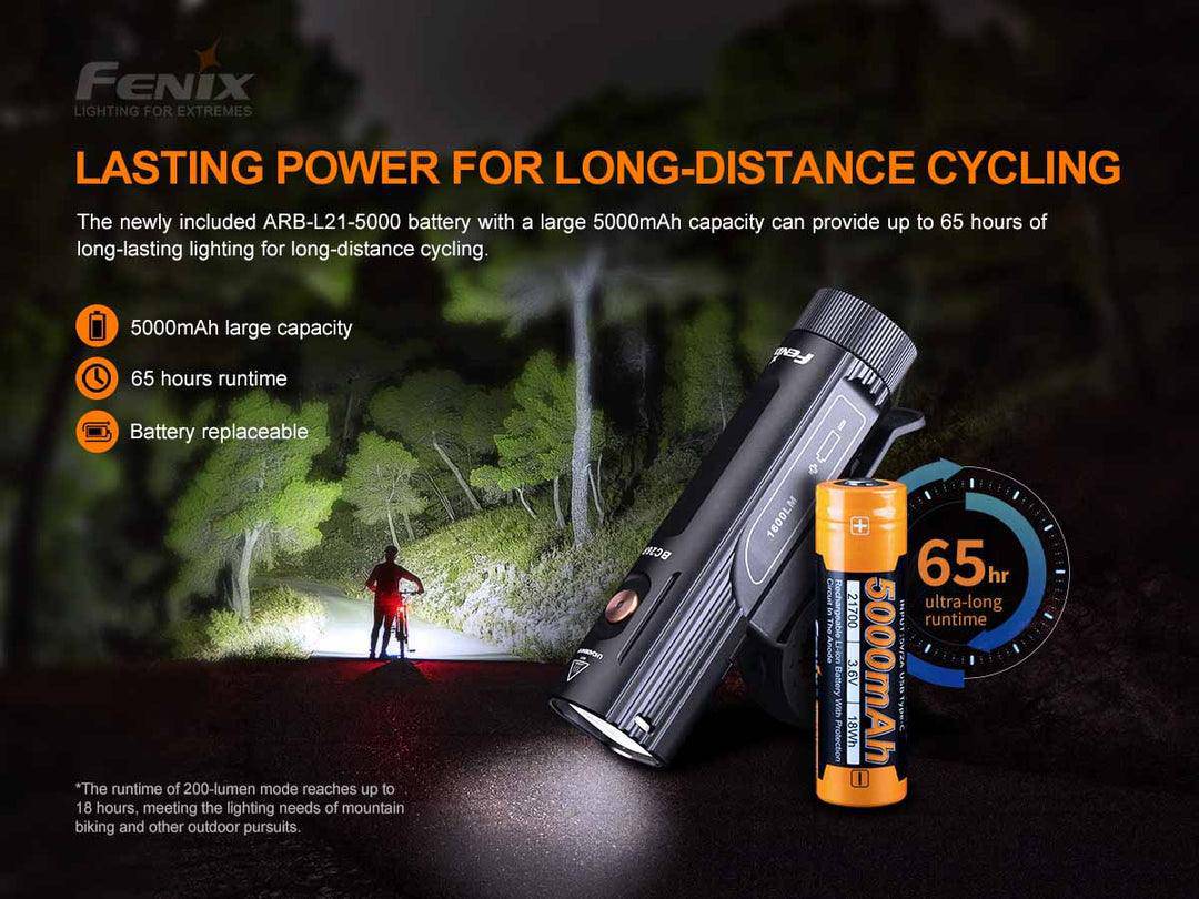 Fenix BC26R Rechargeable Bike Light & BC05R V2.0 - Fitness New Zealand