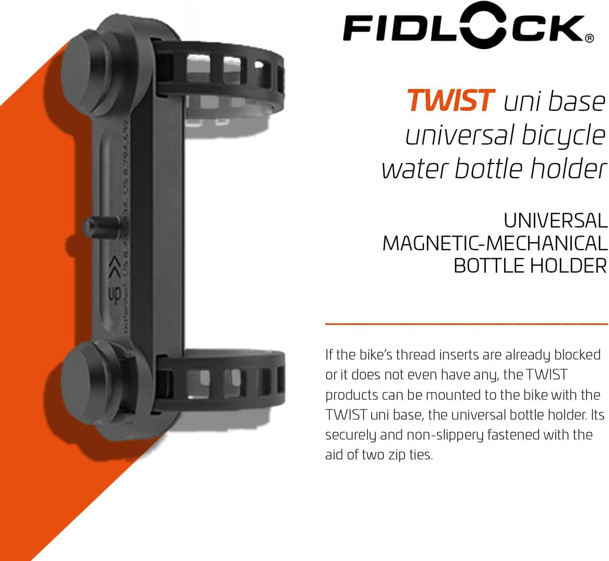 Fidlock Twist Uni Bike Base Mount Only - Fitness New Zealand