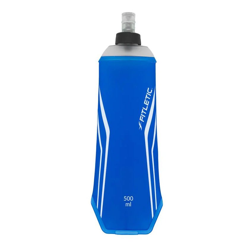 Fitletic Flow Bottle 500ml Blue Soft Bottle - Fitness New Zealand