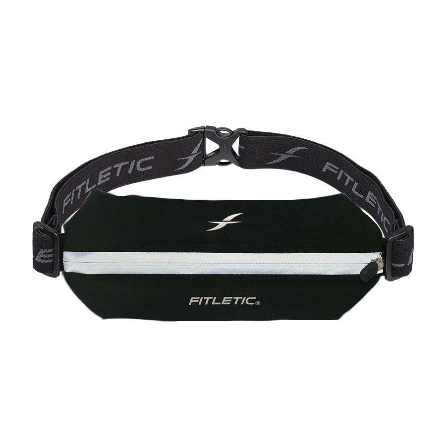 Fitletic Mini Sport PLUS Black/ Reflective Zipper - Fitness New Zealand