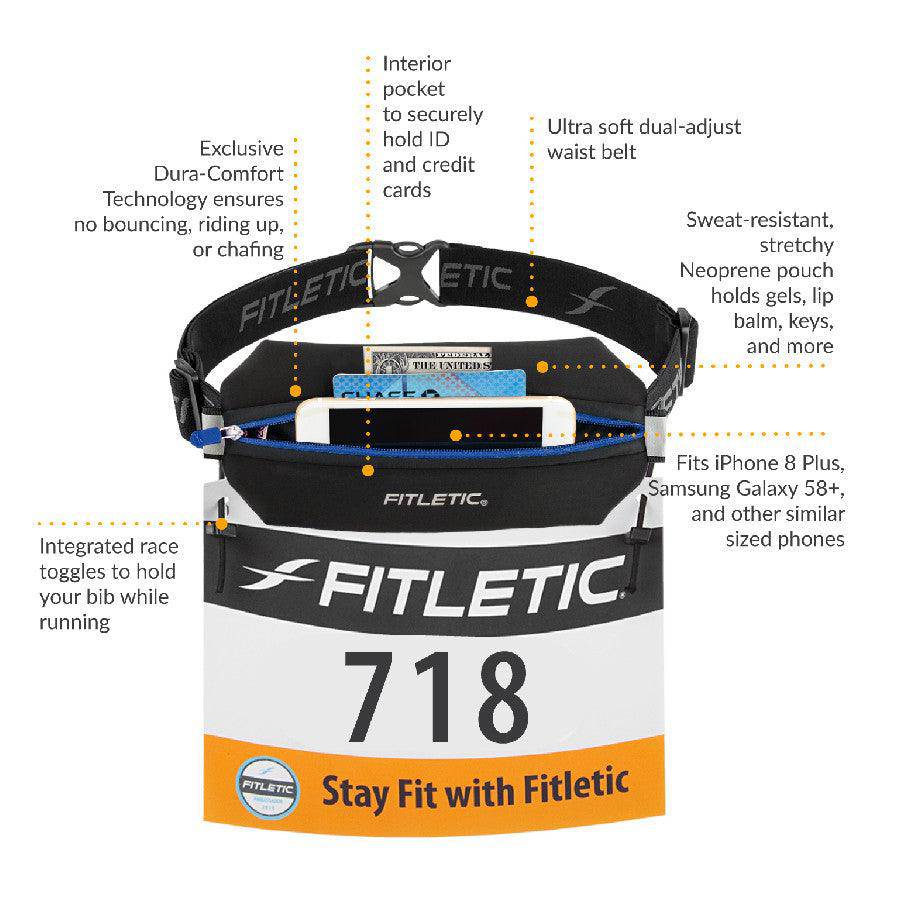 Fitletic Neo Racing Belt – Black - Fitness New Zealand