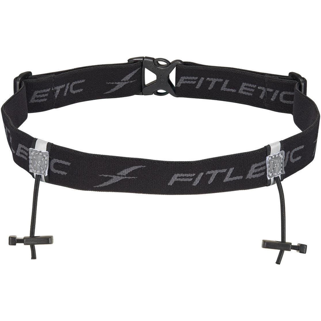 Fitletic Race 1 Bib Holder – Black/Grey - Fitness New Zealand