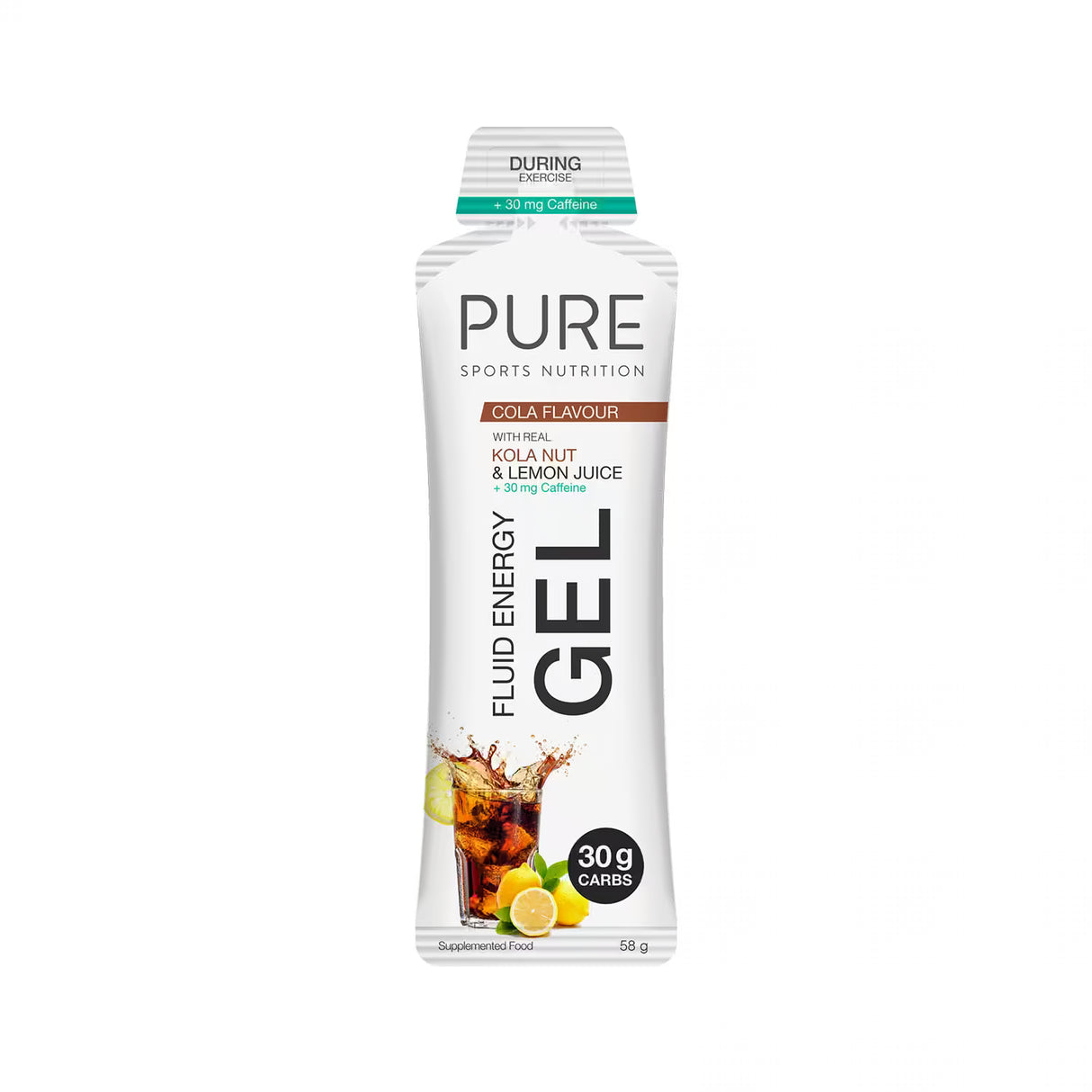 PURE Cola Nut & Lemon Energy Gel 50g