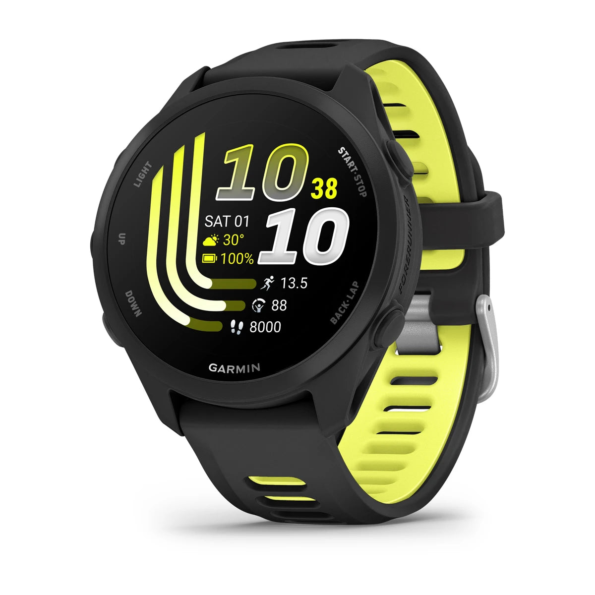Garmin Forerunner 170 - Black with Black/Amp Yellow Band