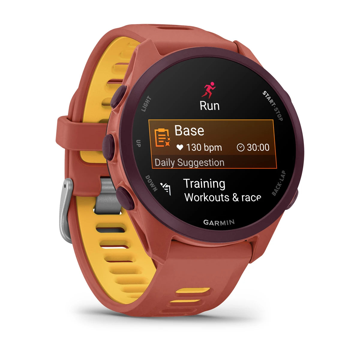 Garmin Forerunner 170 Music - Red Pink with Red Pink/Mango Band