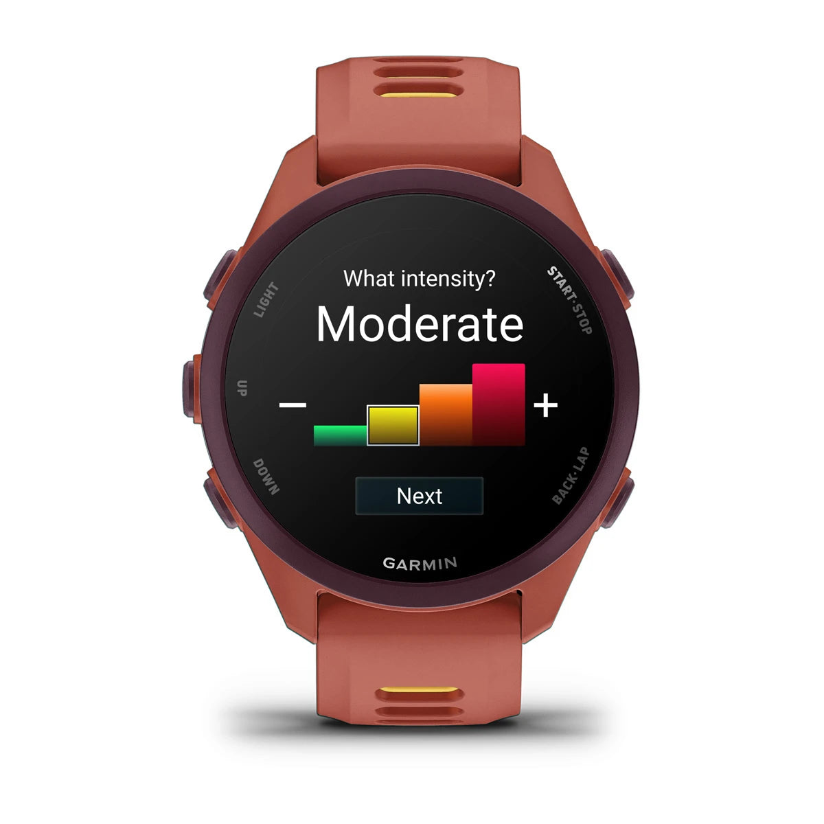 Garmin Forerunner 170 Music - Red Pink with Red Pink/Mango Band