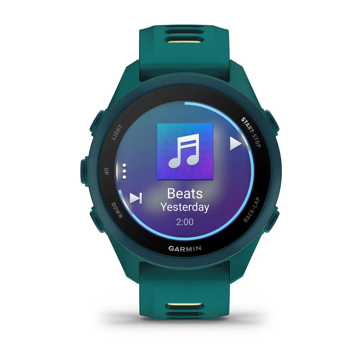 Garmin Forerunner 170 Music - Teal Green with Teal Green/Citron Band