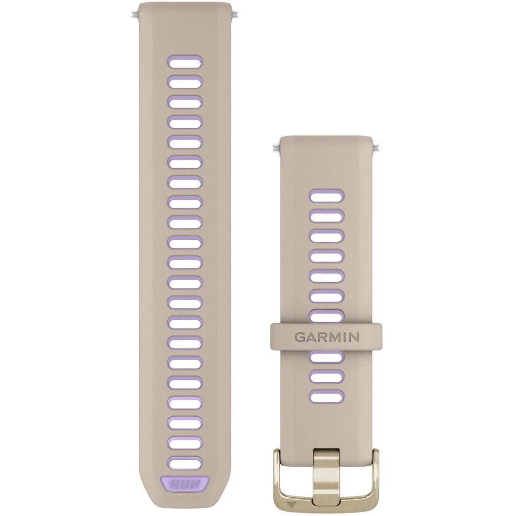 Forerunner Watch Band (22 mm), French Grey/Translucent Indigo with Soft Gold Hardware - Fitness New Zealand