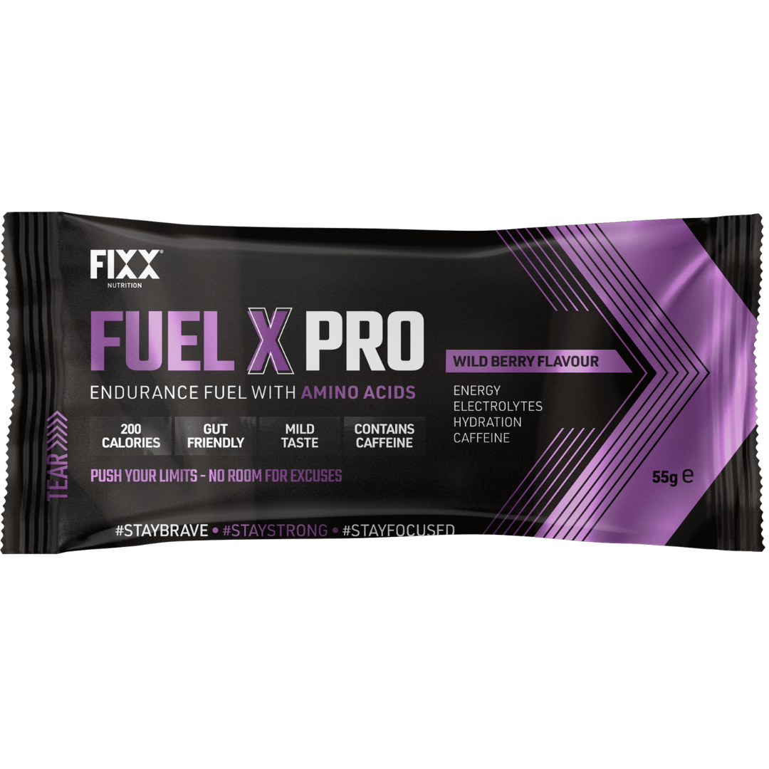 Fuel X Pro - 55g Sachet - Wild Berry - Caffeinated - Fitness New Zealand