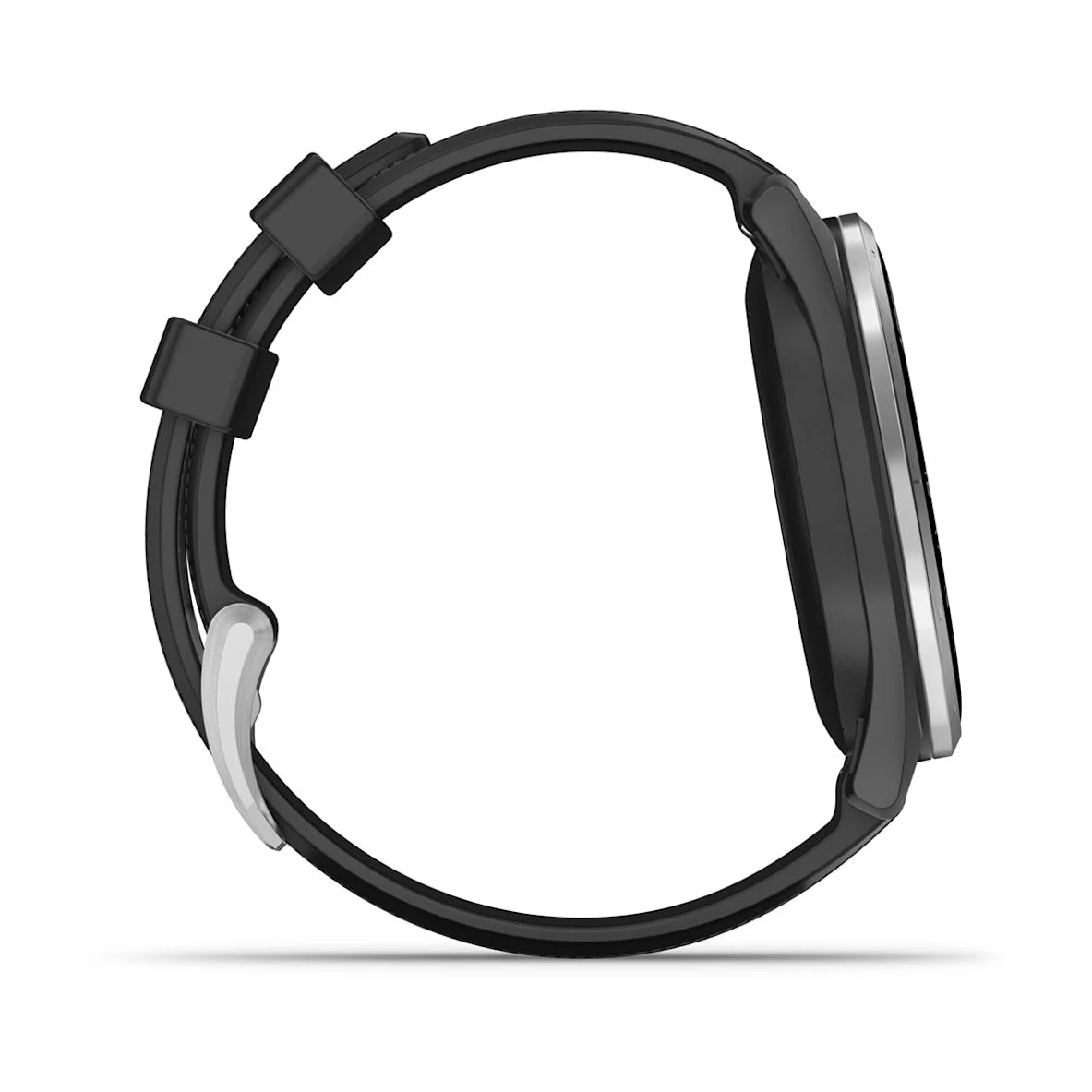 Garmin Approach S44 Silver Aluminium Bezel with Black Silicone Band - Fitness New Zealand