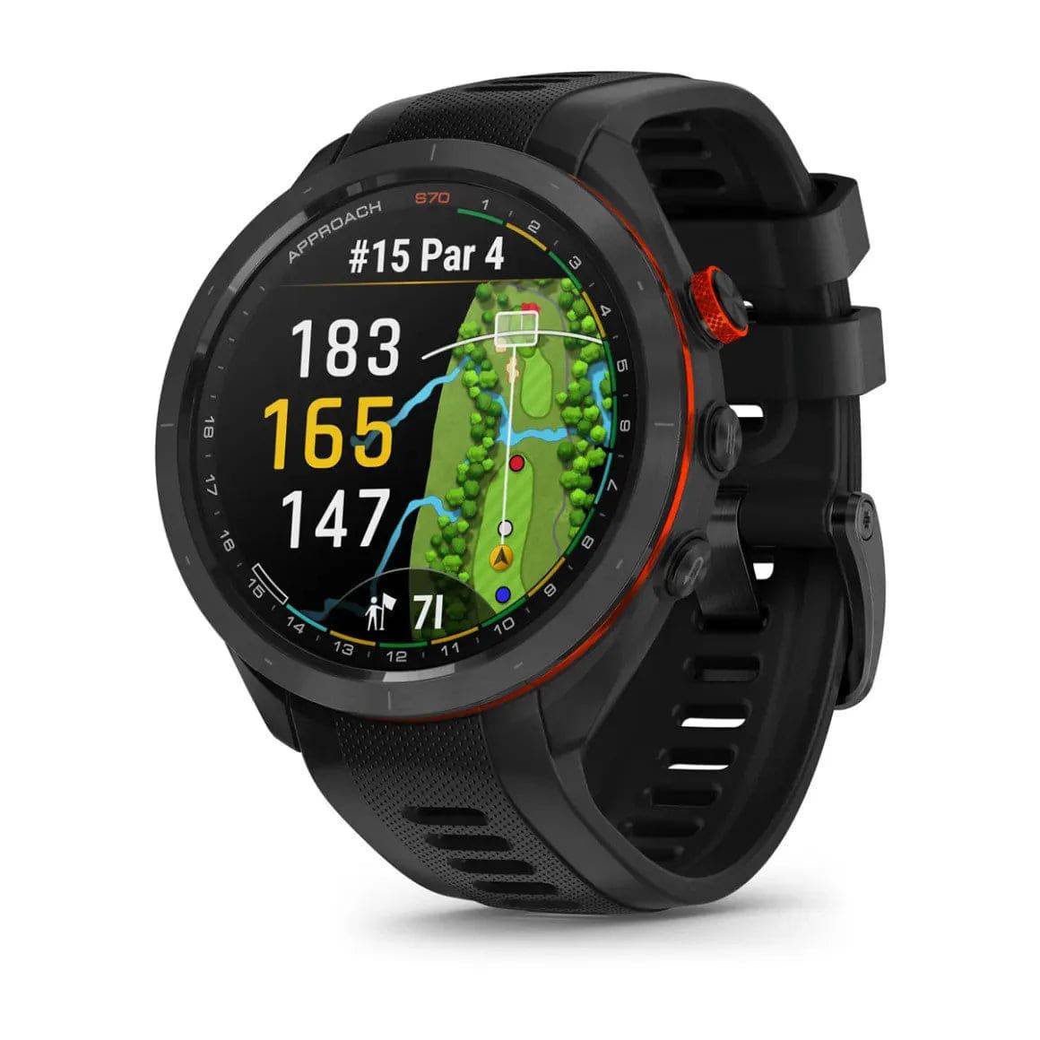 Garmin Approach S70 – 47mm – Black Ceramic Bezel - Fitness New Zealand