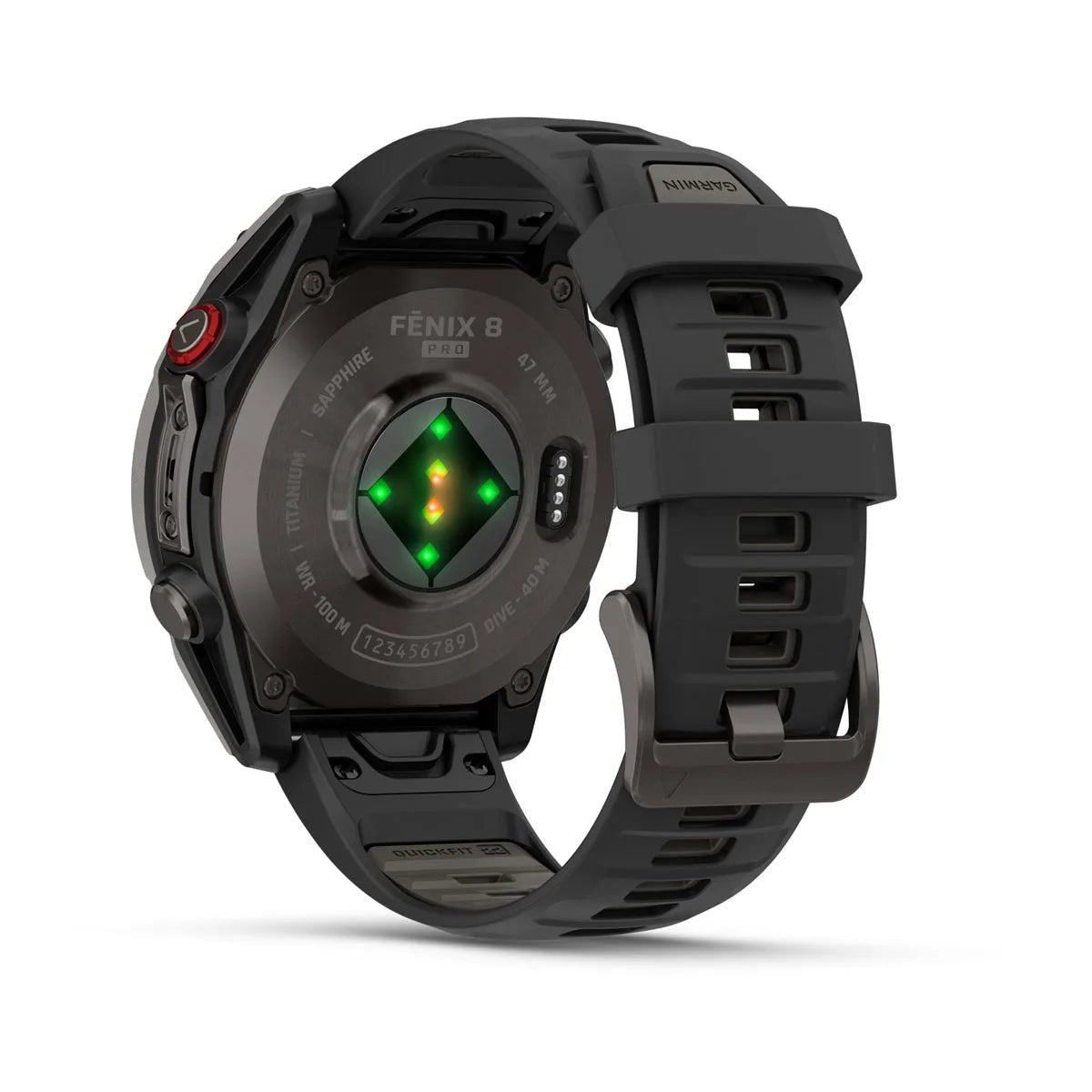 Garmin fenix 8 Pro – 47 mm, AMOLED Sapphire, Carbon Grey DLC Titanium - Fitness New Zealand