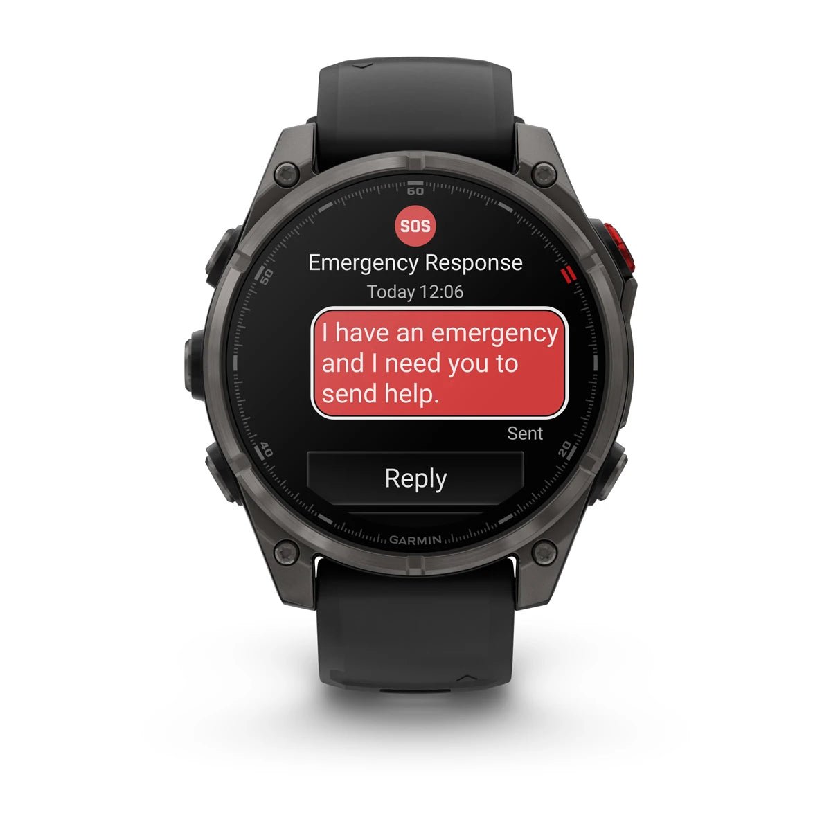 Garmin fenix 8 Pro – 47 mm, AMOLED Sapphire, Carbon Grey DLC Titanium - Fitness New Zealand
