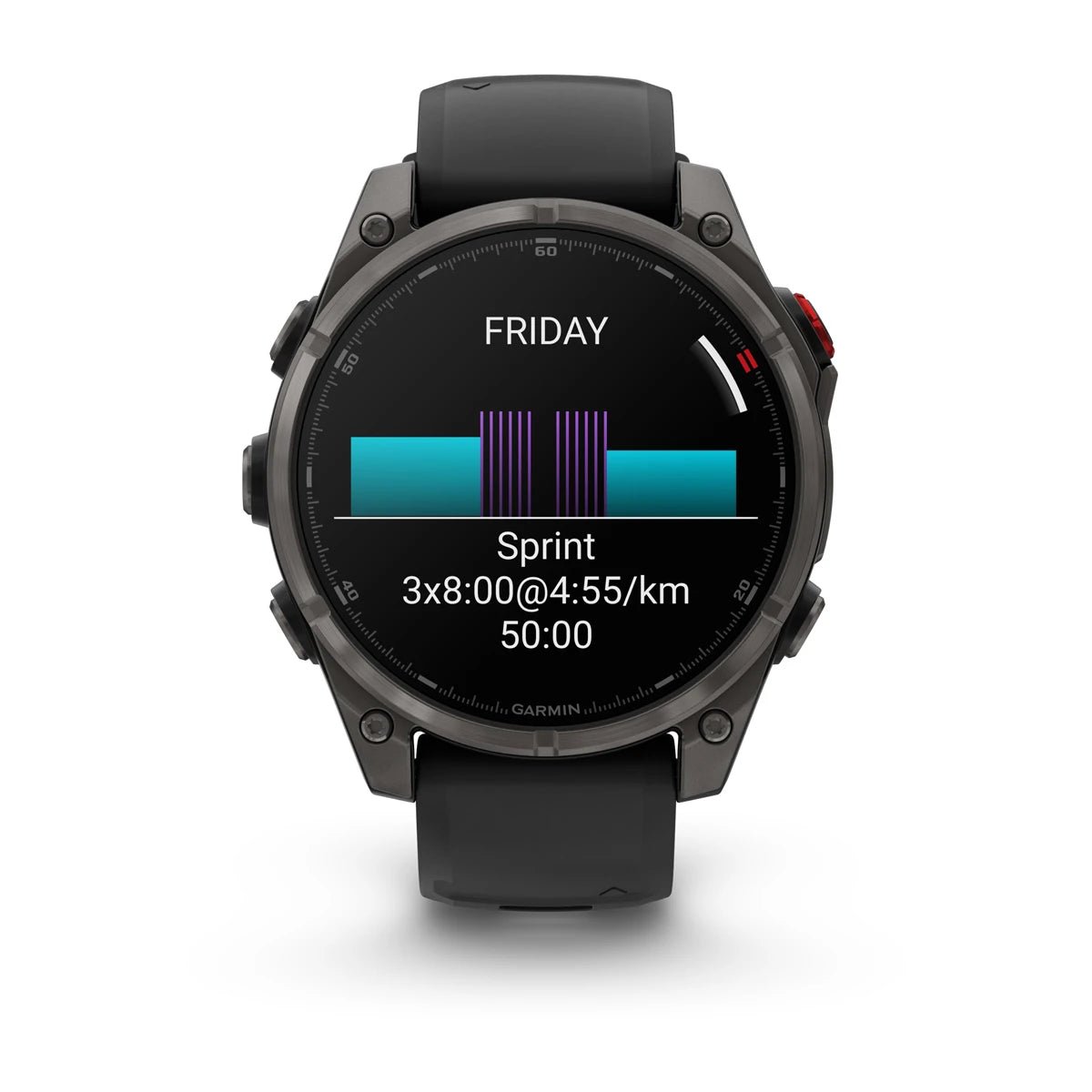 Garmin fenix 8 Pro – 47 mm, AMOLED Sapphire, Carbon Grey DLC Titanium - Fitness New Zealand