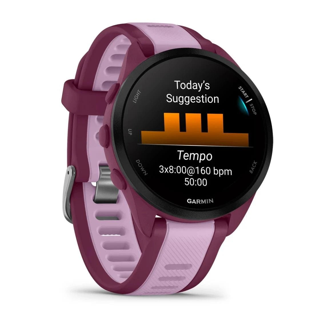 Garmin Forerunner 165 Music – Berry/Lilac - Fitness New Zealand