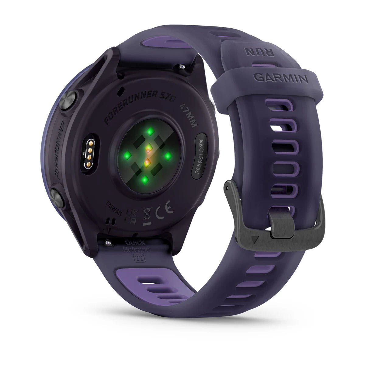 Garmin Forerunner 570 - 47mm - Indigo Aluminium with Translucent Imperial Purple/Indigo Band - Fitness New Zealand