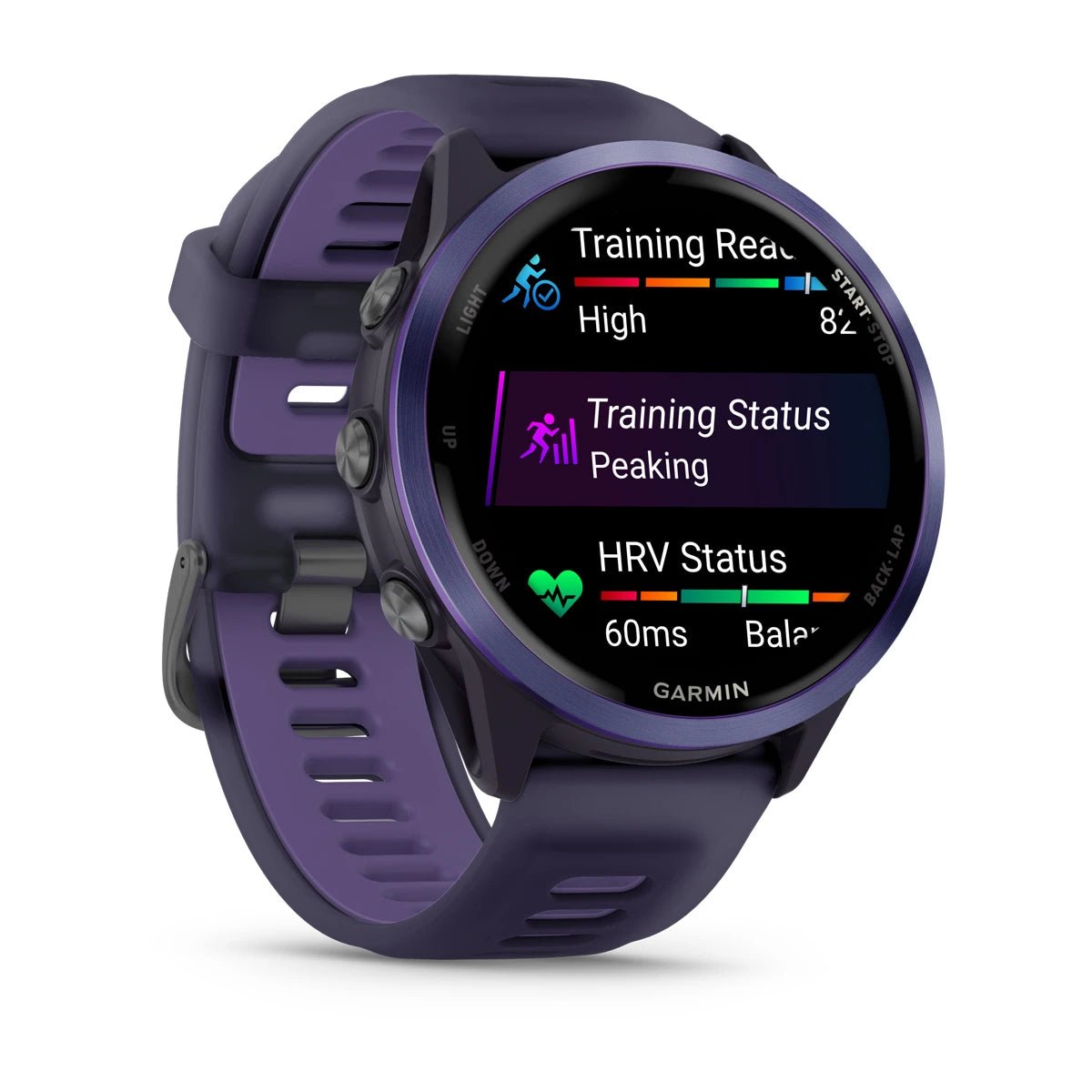 Garmin Forerunner 570 - 47mm - Indigo Aluminium with Translucent Imperial Purple/Indigo Band - Fitness New Zealand