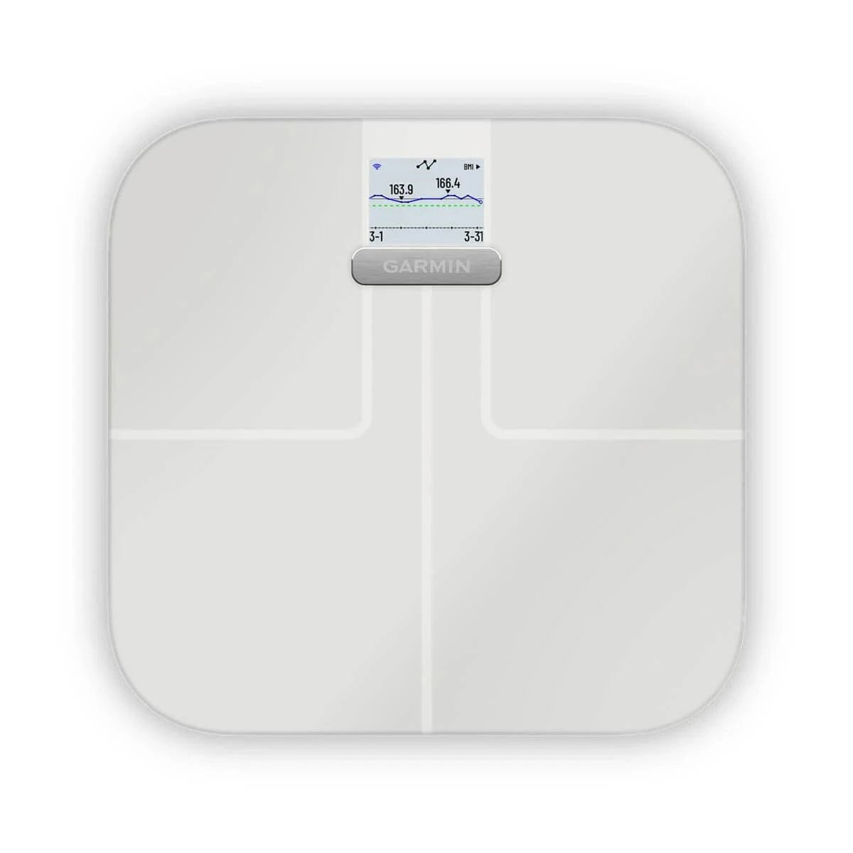 Garmin Index S2 Smart Scale - White - Fitness New Zealand